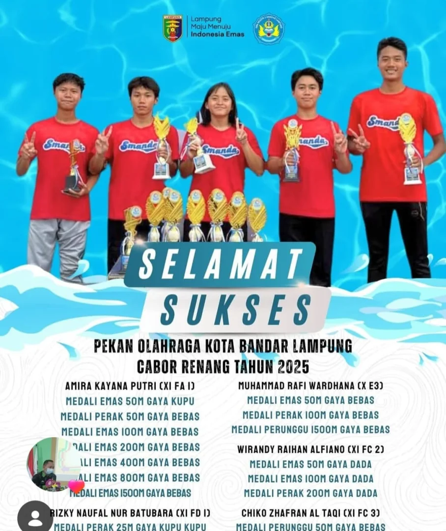 Prestasi siswa SMAN 2 Bandar Lampung