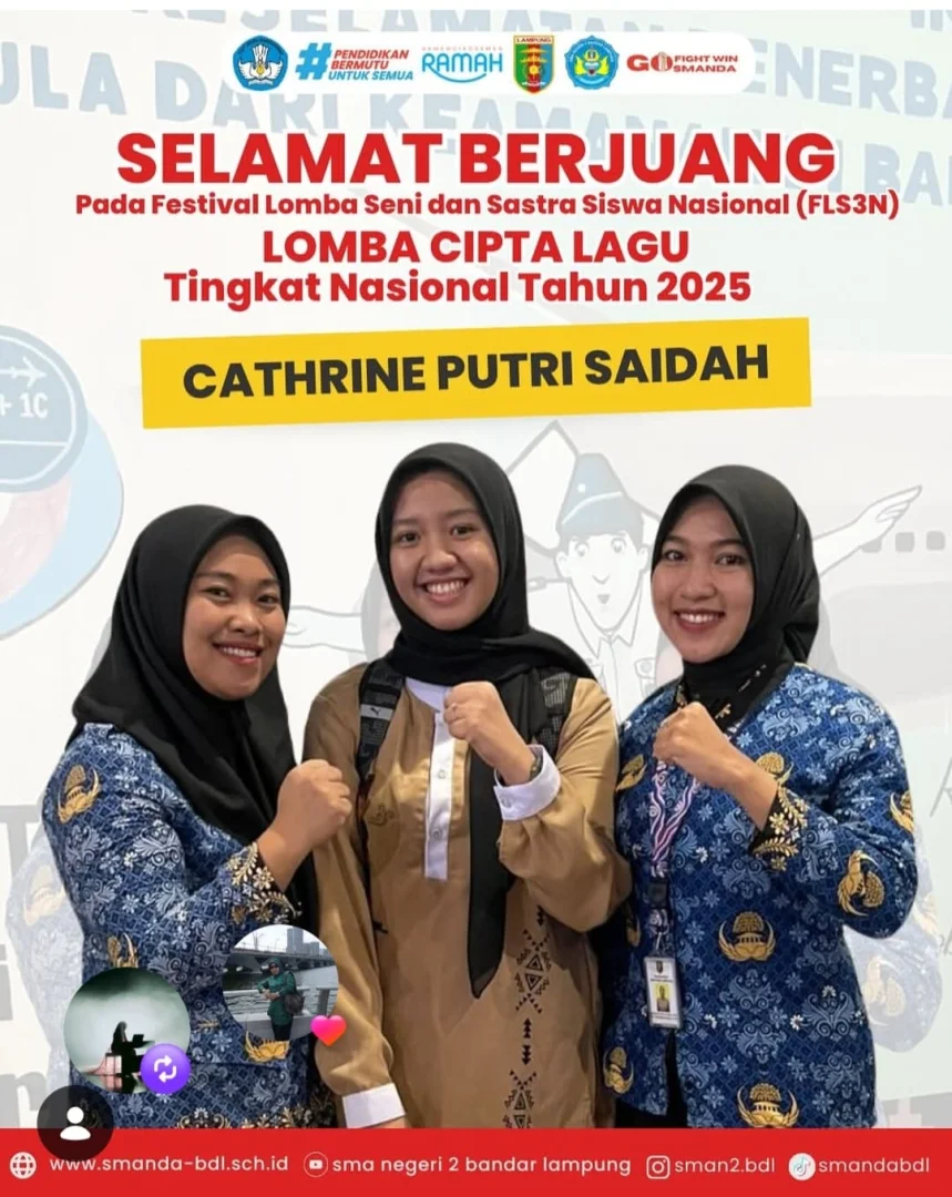 Prestasi siswa SMAN 2 Bandar Lampung