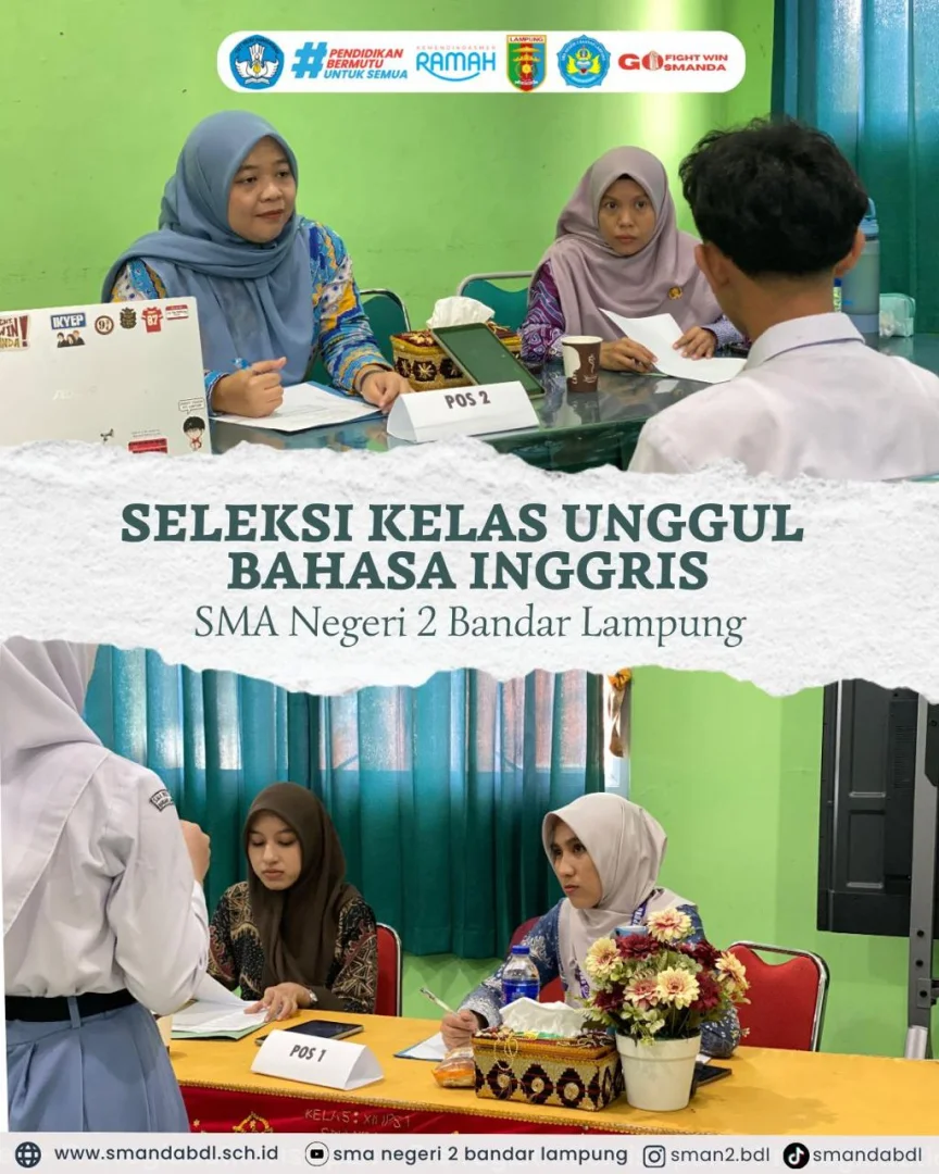 Seleksi Kelas Unggul Bahasa Inggris