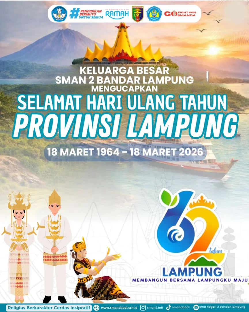 Selamat Ulang Tahun Provinsi Lampung 2026