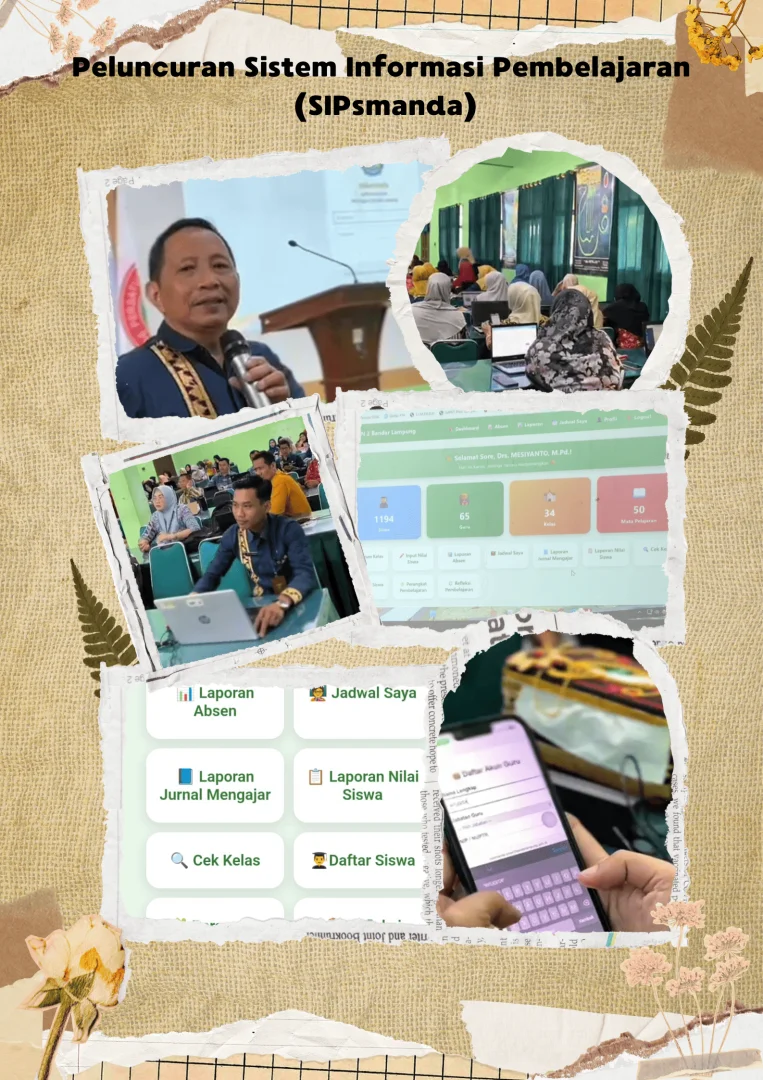 SMAN 2 Bandar Lampung Luncurkan Sistem Informasi Pembelajaran (SIP)