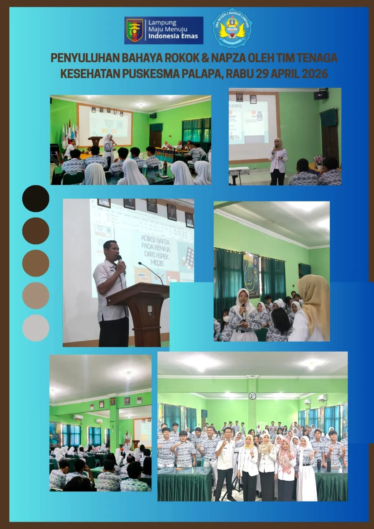 Penyuluhan Bahaya Rokok dan NAPZA, Wujudkan Generasi Sehat dan Berprestasi di SMAN 2 Bandar Lampung