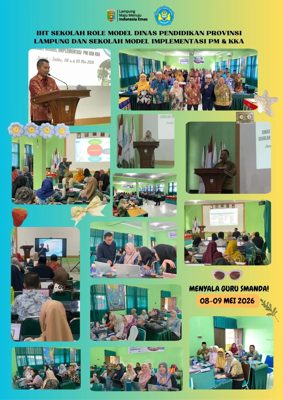 Tingkatkan Kompetensi Guru, SMAN 2 Bandar Lampung Gelar IHT Sekolah Role Model