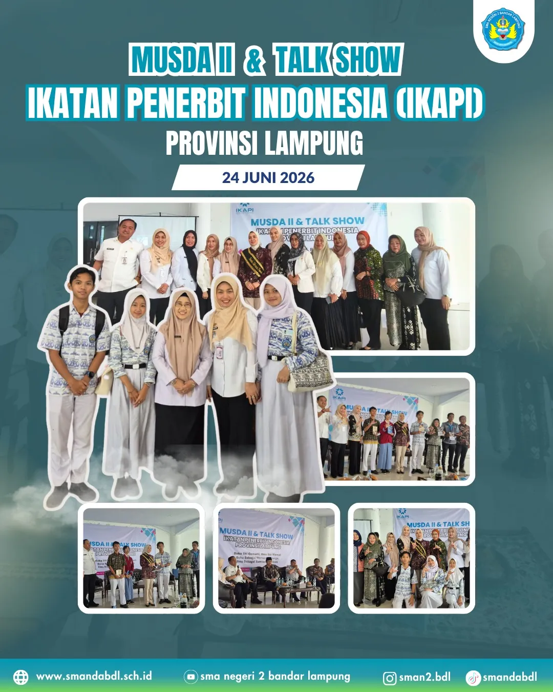 Musda II IKAPI Lampung dan Talk Show Literasi 2026 Dorong Ekosistem Buku Daerah Naik Kelas