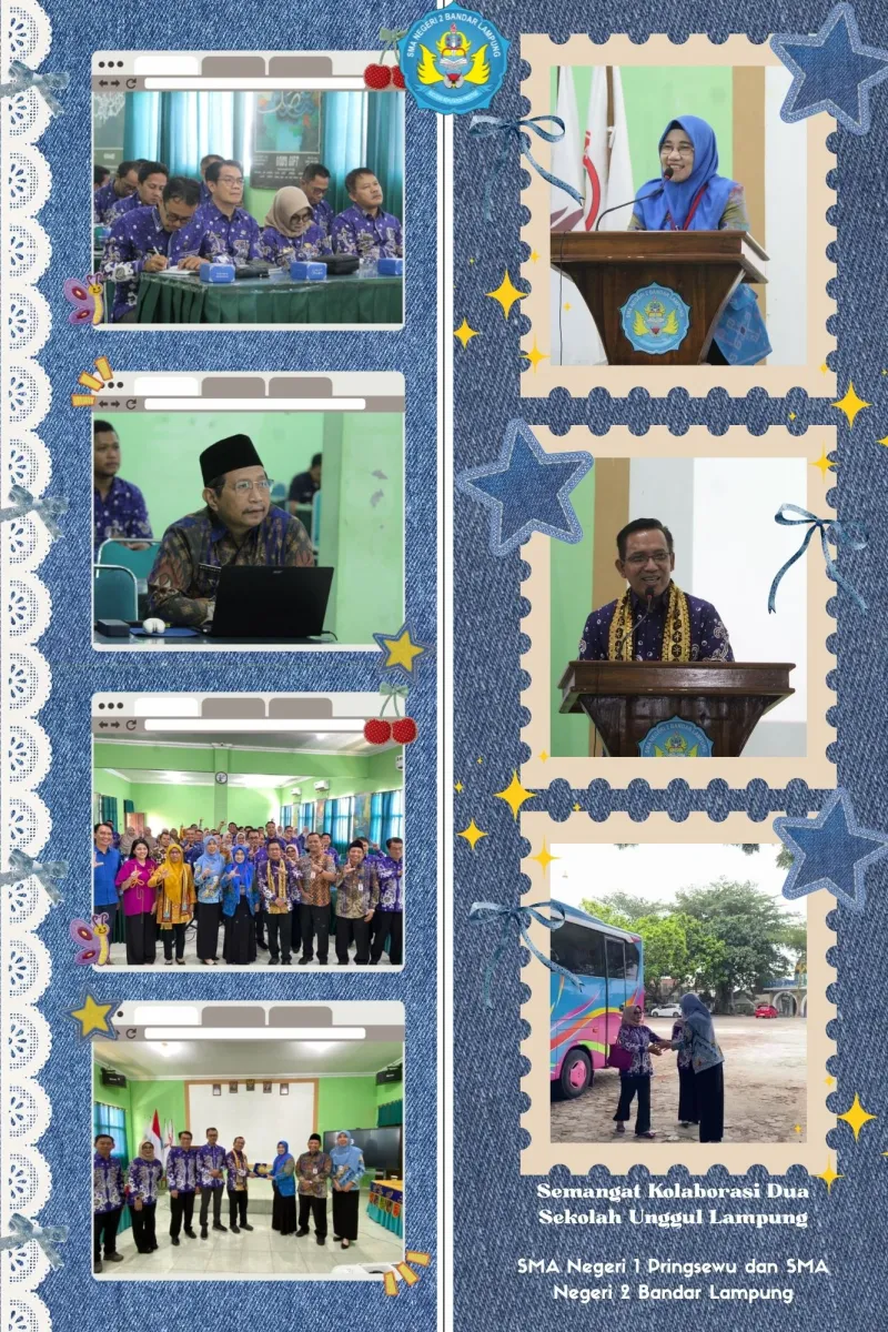 "Semangat Kolaborasi Dua Sekolah Unggul Lampung", SMA Negeri 1 Pringsewu dan SMA Negeri 2 Bandar Lampung Berbagi Praktik Baik, Menginspirasi Kemajuan Pendidikan