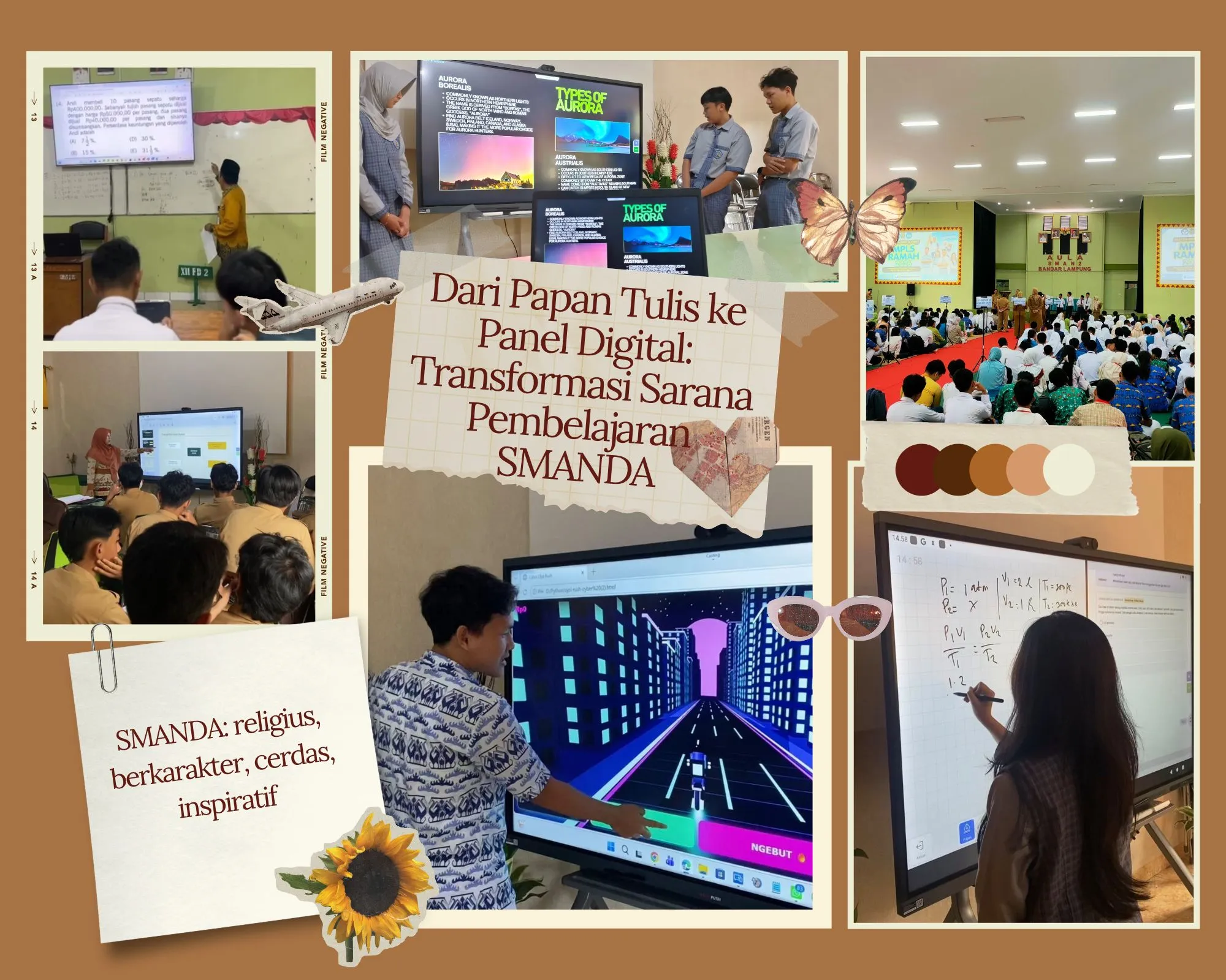 Dari Papan Tulis ke Panel Digital: " Transformasi Sarana Pembelajaran SMANDA Melangkah Menjemput Masa Depan melalui Inovasi Teknologi Pembelajaran"